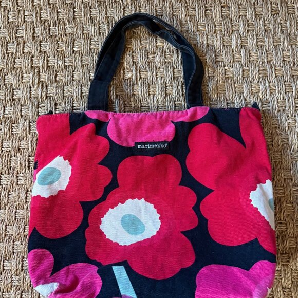 Marimekko x Avon Breast Cancer Unikko floral print canvas tote bag - Picture 3 of 8